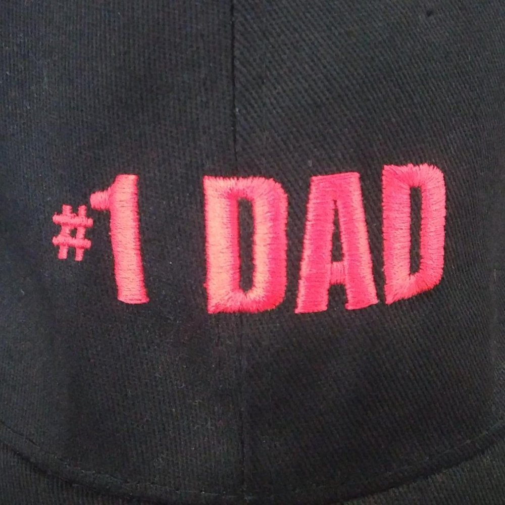 #1 Dad Baseball Cap "Daddy's Home" Embroidered Promo Hat Father's Will Ferrell